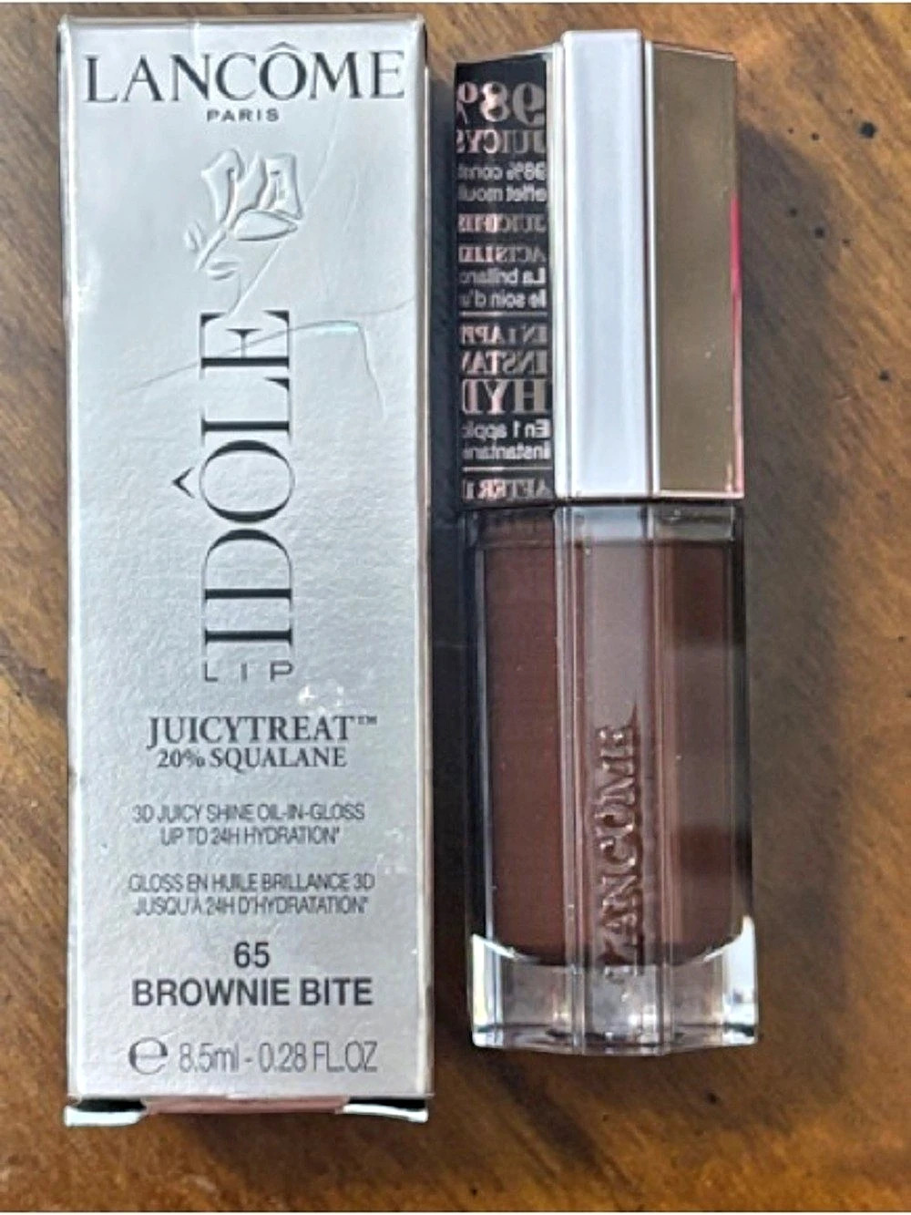Lancôme Lip Idôle JuicyTreat Oil-in-Gloss 65 Brownie Bite